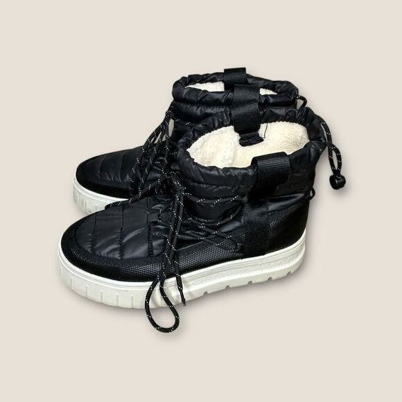 J/Slides Women’s Roberta Platform in Black Size 9 - Picture 7 of 9